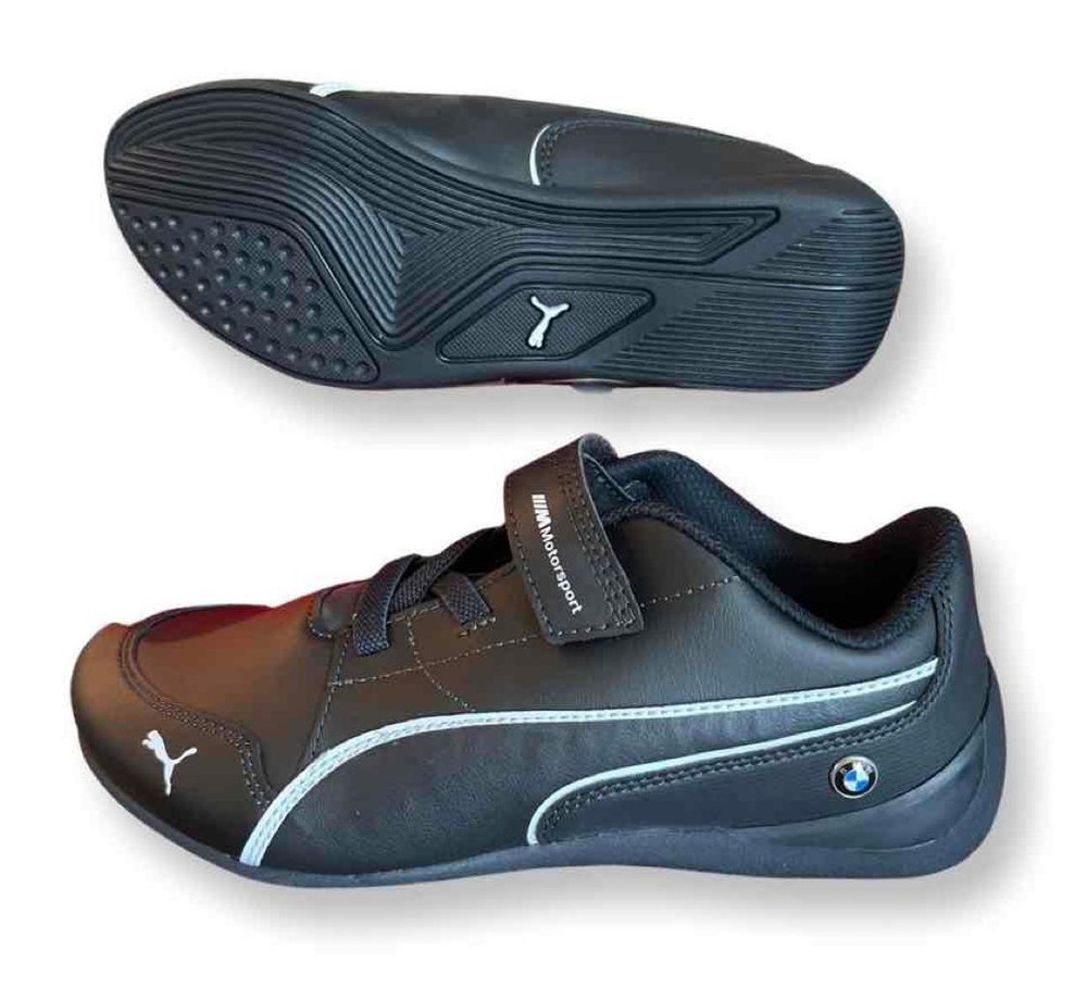 „NEW“ PUMA BMW MS DRIFT CAT 7 V PS KIDS SHOES-BLACK-SIZE 1.5C #364186 03 #2310