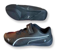 „NEW“ PUMA BMW MS DRIFT CAT 7 V PS KIDS SHOES-BLACK-SIZE 1.5C #364186 03 #2310