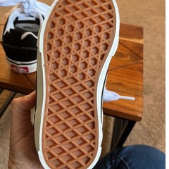 Vans Knu Skool Black True White Chunky Skate Shoes Kids Size 12 NWB