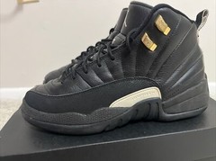 NIKE AIR JORDAN XII 12 RETRO 2015 Size 5.5Y THE MASTER BLACK GOLD 153265-013