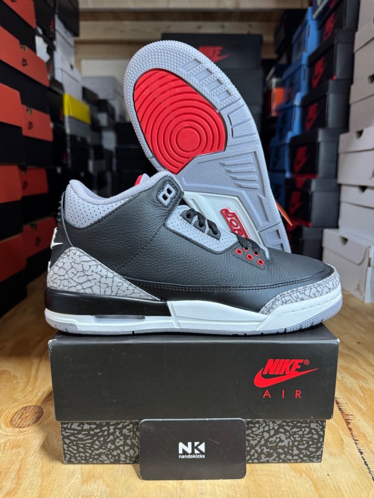 Air Jordan 3 Retro OG GS ‚Black Cement‘ 2024 DM0967-010 BRAND NEW GS SIZES