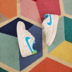 Nike Air Force 1 Low Rainbow Stitch Sneakers