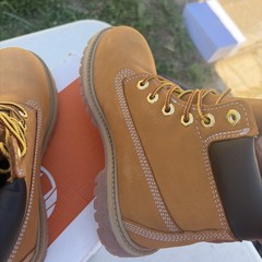 TIMBERLAND 4MM PREMIUM WATERPROOF BOOTS for Juniors (TB 0A3NX6 713,Yellow)
