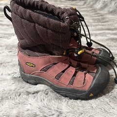 Keen Warm -25 Degrees Kids Burgundy Boots Cold Weather Keen Dry Size 1