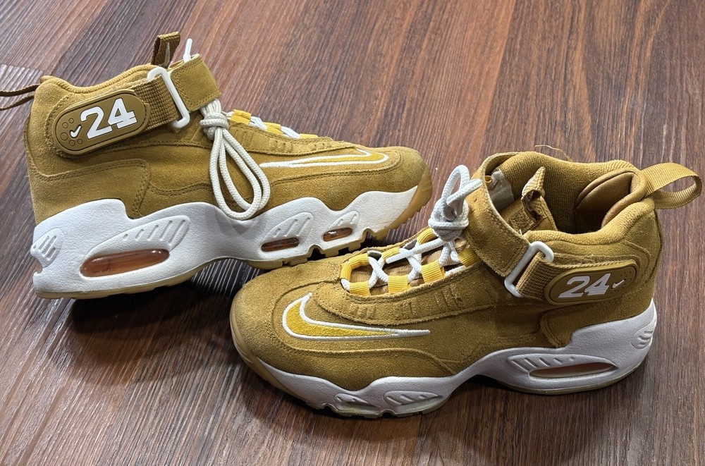 Nike Air Griffey Max 1 Wheat Pollen White Youth Sz 6 DO6684-700 Sneakers Shoes