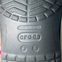 Crocs Crocband Clogs Junior Black Slip-On Round Toe Comfort J3