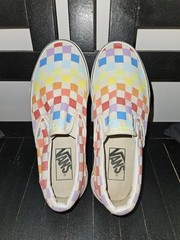 Vans – Off the Wall Multicolor Checkerboard Shoes/Sneakers – Sz 5M/6.5W (500714)