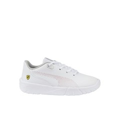 PUMA Scuderia Ferrari Drift Cat Decima Lace Up Toddler Boys White Sneakers Casu