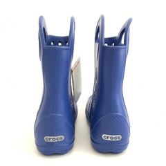 New CROCS Handle It Rain Pull-on Boots Blue Kids 1