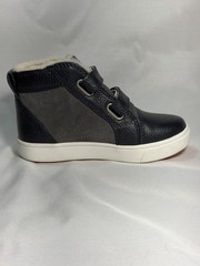 UGG Kids Sneakers Navy/Gray/White Hook & Loop Ankle Shoe US 10 EU 27.5