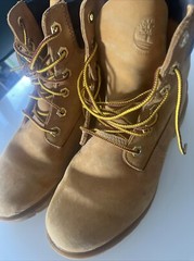 Unisex Timberland Leather Construction Boots Cornbread Youth Size 8M