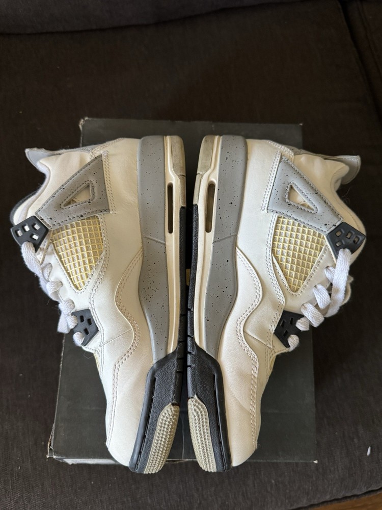 Jordan Air Jordan 4 Retro OG BG Mid Top White/Gray/Black/Red 5Y 836016-192