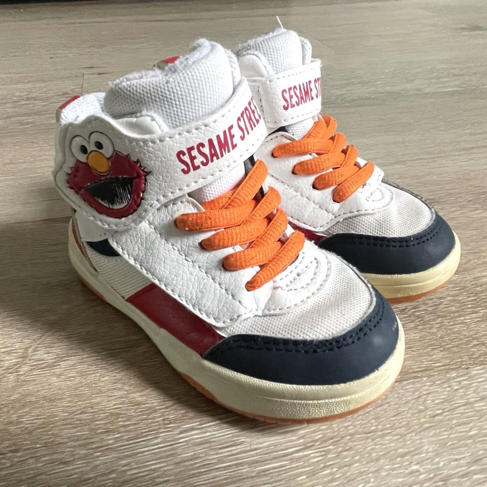 Vintage H&M Elmo Toddler Hi-Top Sneaker Size 7.5 Hook & Loop Sesame Street
