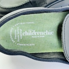 Childrenchic School Treated Leather Loafers Size 37 in Black Classic