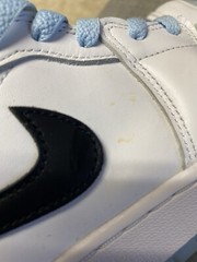 Nike Air Jordan 1 Mid ‚Ice Blue‘ White SE GS Sizes 6Y DV1337-104