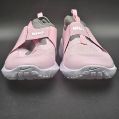 Nike Flex Runner 2 GS Pink Foam White Flat Pewter Slip On Sneakers DJ6038-600 7Y