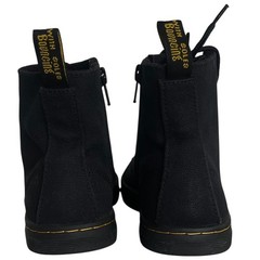 Dr. Martens Junior Marley Black Canvas Casual Boots size 13
