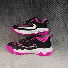 Nike Giannis Immortality 4 GS Youth Basketball Shoes Black Fuchsia Size 6Y