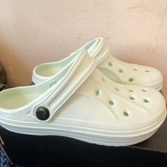 Crocs Kids Baya Clogs Size C13 White Good Condition Girls Boys