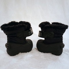 SOREL Kids Snow Commander Waterproof Winter Boots Size 4 Warm Easy Closure New