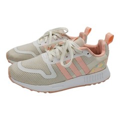 Adidas Multix J Q47162 Size 6.5 Woman’s Kids Shoes Sneakers Pink White Stripe