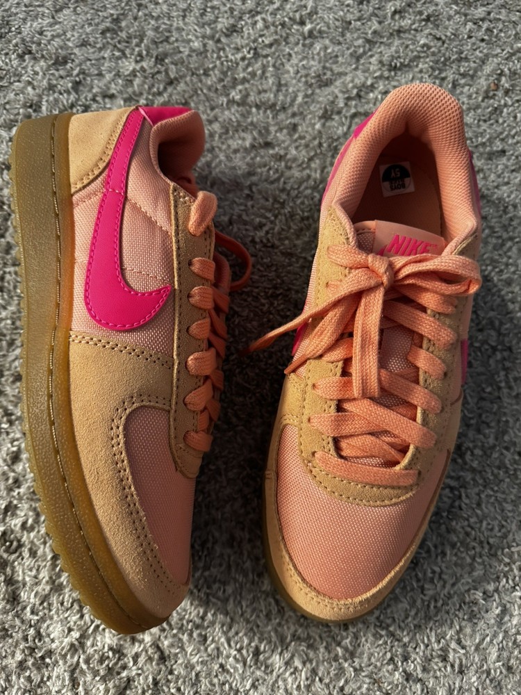 ✨Nike Field General GS IF0465-800 Apricot Agate Hyper Pink Sneakers 5Y 6.5W NIB✨