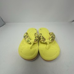 Reef Flip Flops Kids Size 4/5 Yellow Tropical