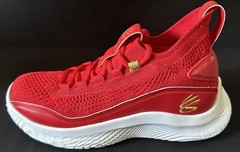Under Armour Steph Curry Flow 8 Chinese New Year Red Size 4.5Y New 3024036-600