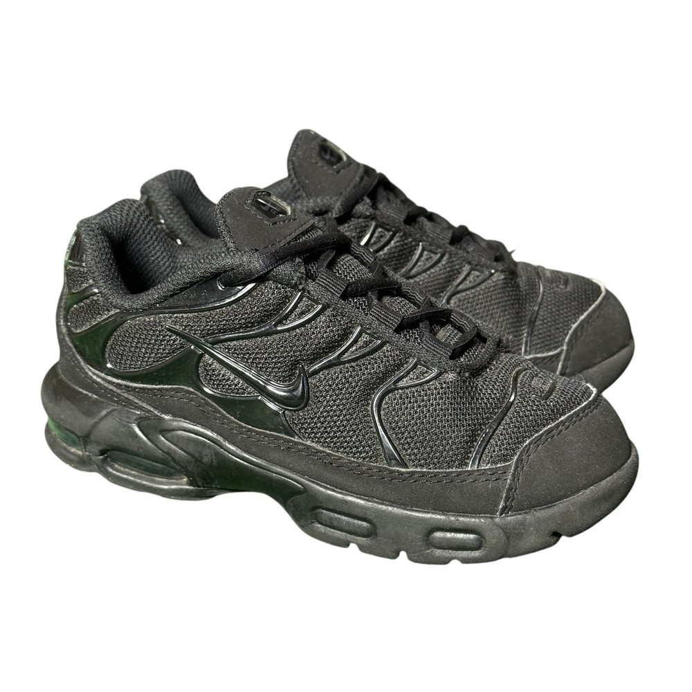 Nike Air Max Plus TN Triple Black Suede DR7996-001 Toddler Baby Size 10C