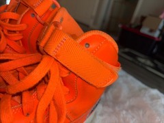 Nike Air Force 1 Mid ’07 LV8 “Just Do It” Total Orange Sneakers Size 7Y Youth