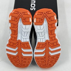 Saucony Kids Wind 2.0 Sneaker Mock Lace Hook and Loop Strap Shoes Gray Sz 10.5