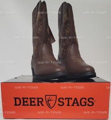 Deer Stags Little & Big Kid Unisex Ranch Block Heel Cowboy Boots Size 13 Medium