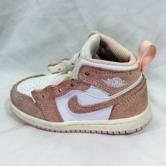 Nike Air Jordan1 Mid SE (TD) Legend Pink size 7C Toddlers Kids FN7537-161