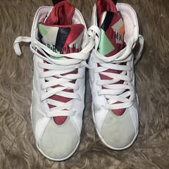 4.5 Youth- Nike Air Jordan 7 Retro Hare 2015 GS BG Sneaker Trainers BUGS BUNNY