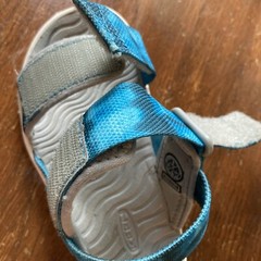 KEEN Elle 8 Blackstrap Sandals Washable Footwear Blue Tie Dye Adjust Hook & Loop