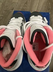 Reebok Question Mid Blue Toe White Pink GS 5.5 Womens US 7 New In Box V51956