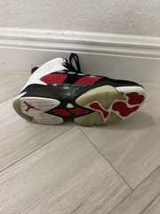 Jordan 6-17-23 Black White Red High Top Athletic Sneaker Unisex Kids Basketball