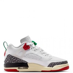 Big Kid’s Jordan Spizike Low White/Varsity Red-Coconut Milk (FQ3950 109)
