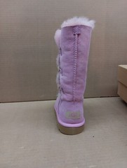 Ugg K Bailey Button Triplet Boots Style-1962k , Rose Quartz, Sz 3