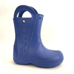 New CROCS Handle It Rain Pull-on Boots Blue Kids 1