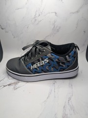 Heelys Propel 2.0 Skate Shoes, Roller Sneakers, Gray Blue, Youth Size 5