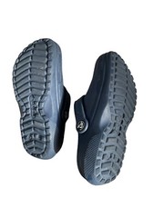 Kids‘ Junior’s Classic Fleece Lined Crocs Clog Navy Blue Blue J1