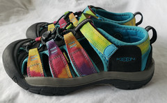 KEEN NEWPORT H2 MULTICOLOR TIE DYE BLUE BLACK WATERPROOF FISHERMAN SANDAL SHOE 2