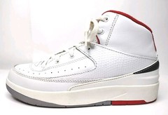 DQ8564-101 Nike Air Jordan 2 Italy Retro White Fire Red Sneakers Kid’s Size 1Y