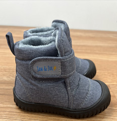 Jan & Jul Toasty-Dry Booties Snow Boots Heather Grey Toddler Size 6 NEW