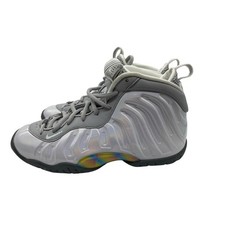Nike Little Posite One KSA (GS) Light Smoke Grey Blue Fury CU1054-001 Sz 4.5Y