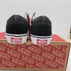 Vans Old Skool Shoes Kids Size 2.5 Classic Skate Black True White VN000W9T6BT