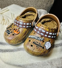 Crocs Kids Star Wars Chewbacca Classic Lined Clog Size C 6 Fast Shipping Warm