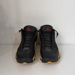 Jordan Air Jordan 13 Retro Black Yellow Unisex Kids Athletic Sneakers US 9