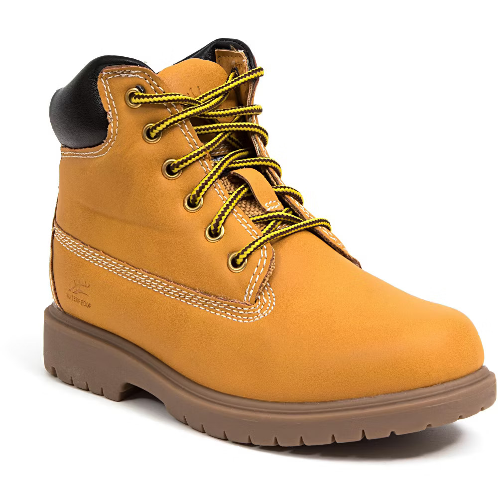 Deer Stags Kids‘ Mak2 Waterproof Work Boot-Wheat-4.5 Big Kid Wide